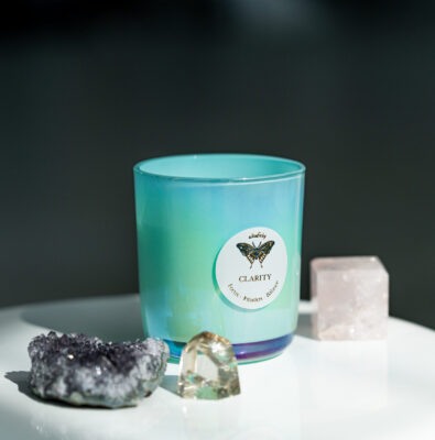 Edelsteinkerze "CLARITY"