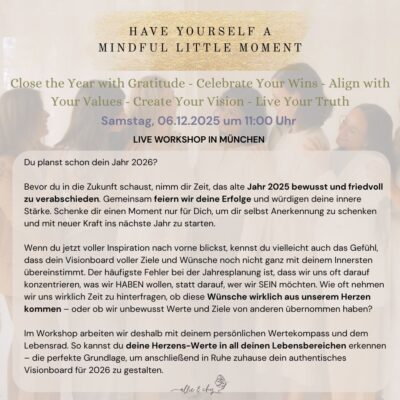 Live Workshop in München 06.12.2025